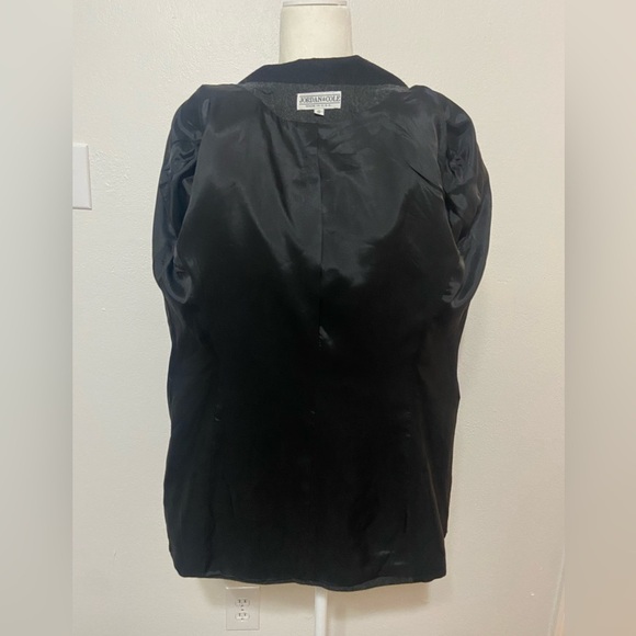 Jordan & Cole women's S two color 100% wool lined button jacket w/ zippers EUC - Picture 8 of 10